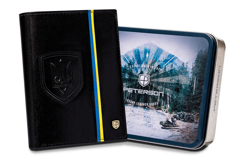 Skórzany portfel męski bez zapięcia z systemem rfid