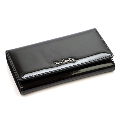 Pierre Cardin Duży skórzany portfel damski