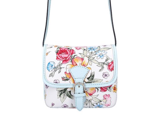 Torebka damska skórzana KEMER 112 FL Granatowy