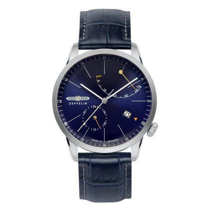Zegarek Zeppelin Flatline 7366-3 Automatik Granatowy