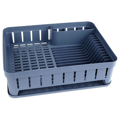 Suszarka na naczynia ociekacz do naczyń szara loft 39,8x31x12 cm