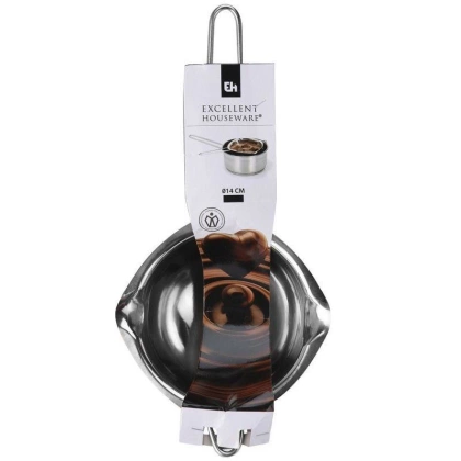 Miska stalowa do kąpieli wodnej z uchwytem / topielnik