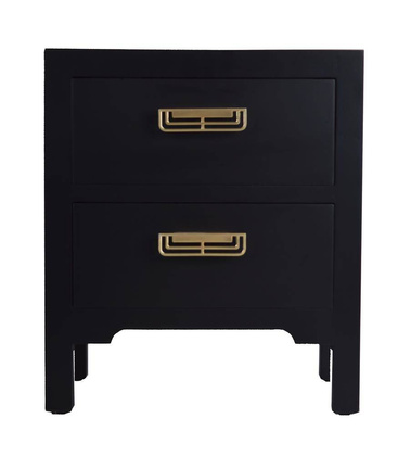 Szafka z dwoma szufladami czarna