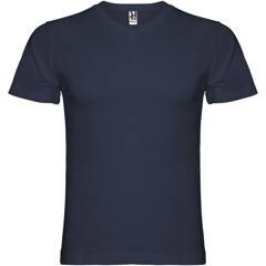 Samoyedo koszulka męska z krótkim rękawem i dekoltem w serek