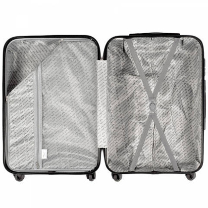 Duża walizka WINGS 5398 L Złota