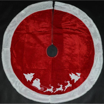 Osłona na stojak pod choinkę śr. 100 cm zdobiona