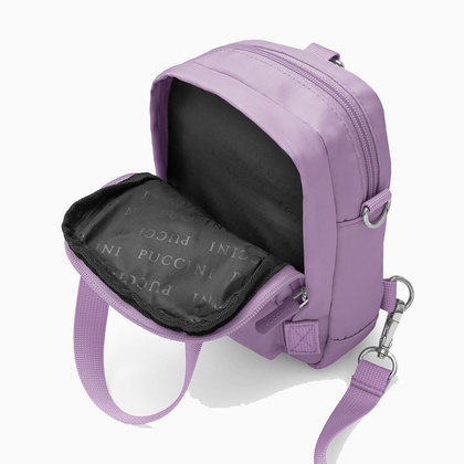 Mini plecak / Torebka PUCCINI JOY PM9038 3D Fioletowy