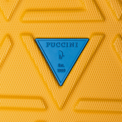 Średnia walizka PUCCINI CALIFORNIA ABS018B 6C Żółta