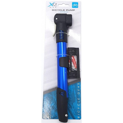 POMPKA ROWEROWA MINI ALU XQMAX  NIEBIESKA