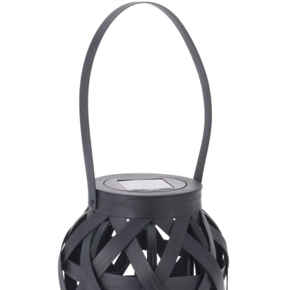 Lampa ogrodowa lampion solarny wiszący latarnia świeca LED