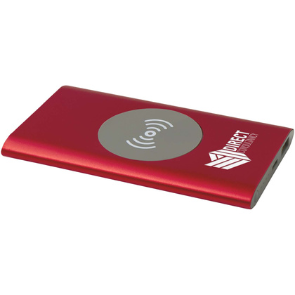 Juice bezprzewodowy powerbank o pojemności 4000 mAh Type-C z aluminium pochodzącego z recyklingu