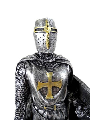 Rycerz - krzyżowiec MC-23076; wys. 30cm