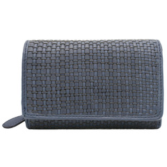 Portfel damski skórzany Rovicky R-615-DDW Granatowy