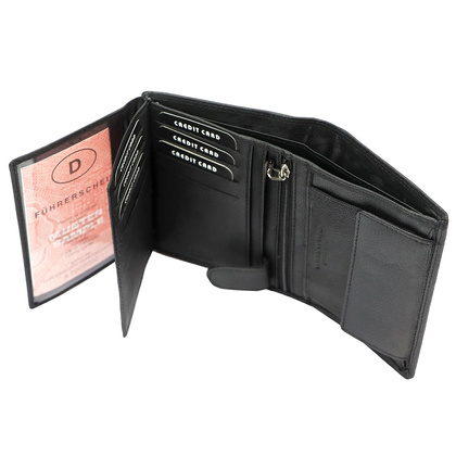 Portfel męski skórzany TCC 5601-6 RFID Czarny