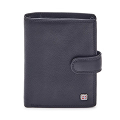 Portfel męski skórzany GW-09 RFID Czarny