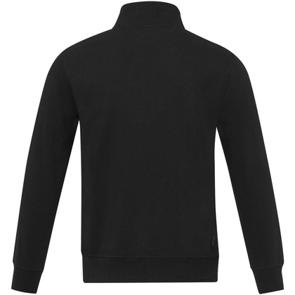 Galena bluza unisex z recyklingu z zamkiem błyskawicznym na całej długości