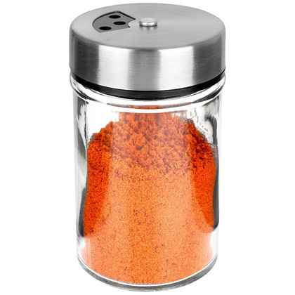 Pojemnik szklany na przyprawy z dozownikiem 100 ml