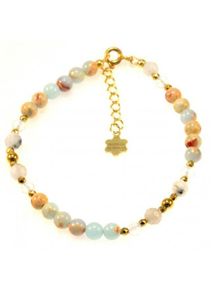 Bransoletka Kryształ Jaspis 925