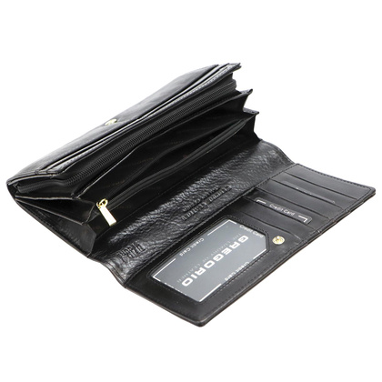 Portfel damski skórzany PELLUCCI IT-106 czarny