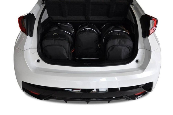 HONDA CIVIC HATCHBACK 2012-2017 TORBY DO BAGAŻNIKA 4 SZT KJUST