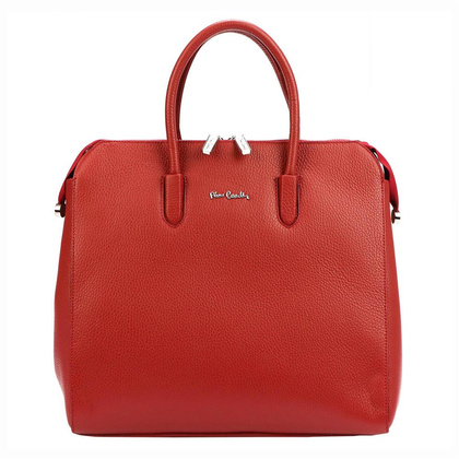 Torebka damska skórzana PIERRE CARDIN 55045 TSC DOLLARO ciemny czerwony