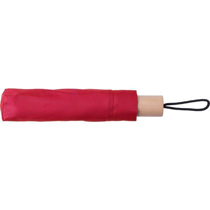 Parasol manualny RPET Czerwony