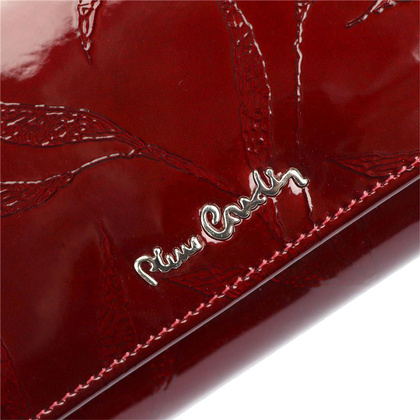 Portfel damski PIERRE CARDIN 02 LEAF 122 Zielony lakier