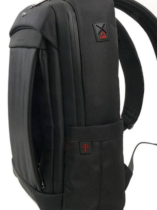 Plecak na laptop 15' AERONAUTICA MILITARE Lightning Czarny