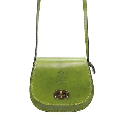 Torebka damska listonoszka, skóra naturalna