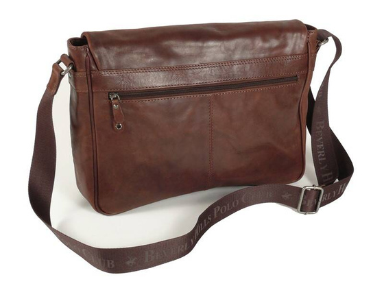 BH-784 MEMPHIS Torba na ramię skórzana Brązowa