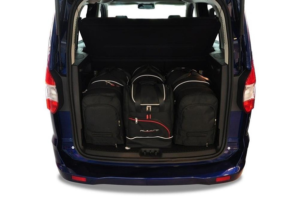 FORD TOURNEO COURIER 2014+ TORBY DO BAGAŻNIKA 4 SZT KJUST