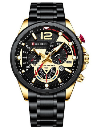 ZEGAREK MĘSKI CURREN 8395 (zc019d) - CHRONOGRAF