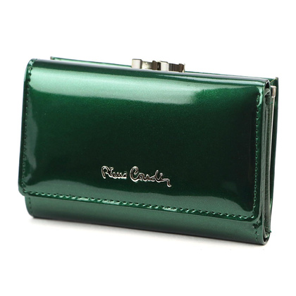 Portfel damski skórzany PIERRE CARDIN 07 SHINY 117 Beżowy