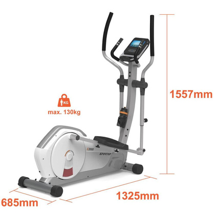 Trenażer eliptyczny magnetyczny Sportop E2000p z licznikiem Wi-fi