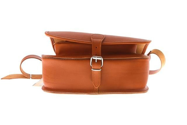 Listonoszka duża torebka KEMER VOOC Vintage P27 Brązowa