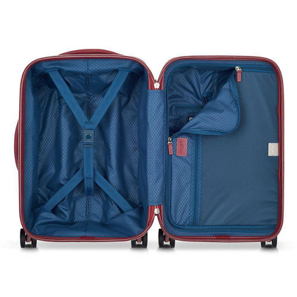 Delsey Chatelet Air 2.0 Mała twarda różowa walizka kabinowa na kółkach 55 cm