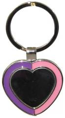 Breloczek serce z lusterkiem