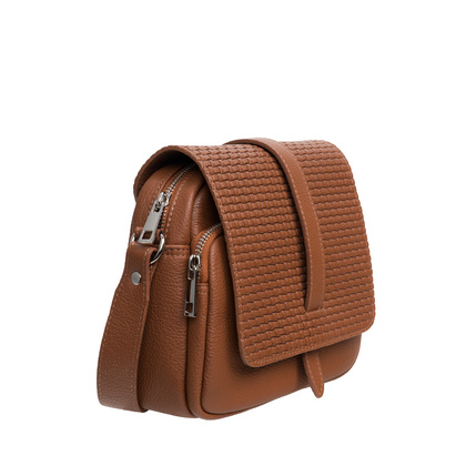 Torebka skórzana Canaletto z tłoczoną klapką – elegancja i ponadczasowy styl TD690s27t1
