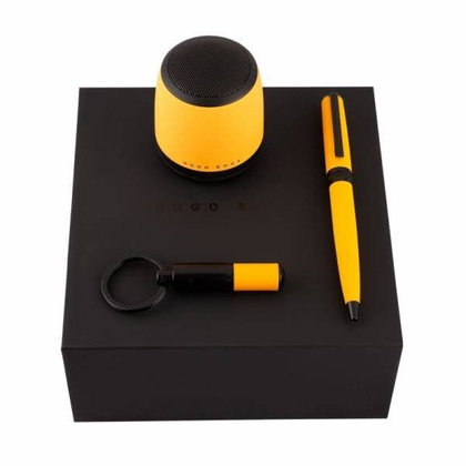 Set Gear Matrix Yellow (długopis, breloczek i głośnik)