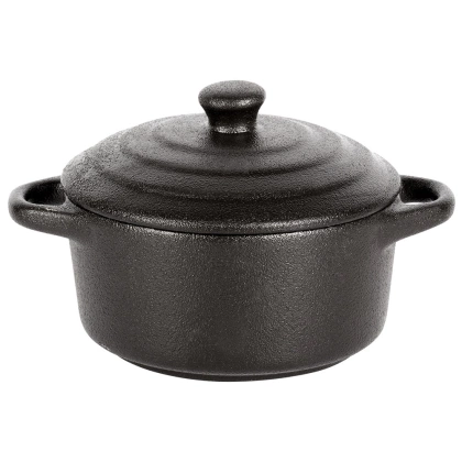 Miseczka do zapiekania porcelanowa z pokrywką 300 ml
