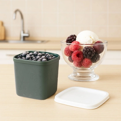 Pojemnik na żywność z pokrywką zielony 380 ml