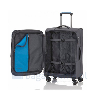Duża walizka TRAVELITE CROSSLITE 89549-04 Antracyt