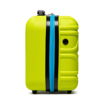 Kufer twardy PUCCINI CALIFORNIA ABSQM018 5B Limonkowy