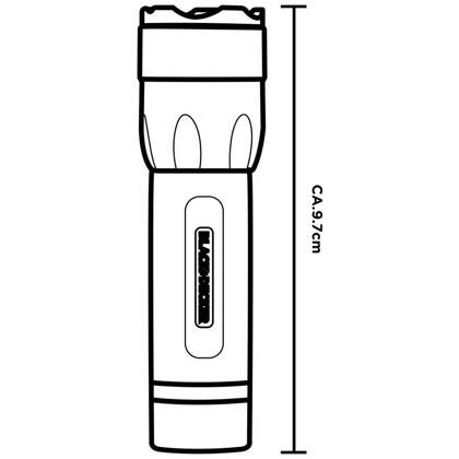 LATARKA TAKTYCZNA ALUMINIOWA 1W 60LUMENÓW BLACK+ DECKER