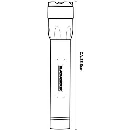 LATARKA TAKTYCZNA ALUMINIOWA 6W 350LUMENÓW BLACK + DECKER