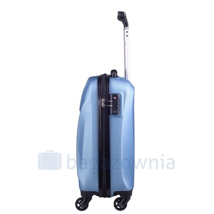 Mała kabinowa walizka KEMER WINGS 518 S Metaliczny Niebieski