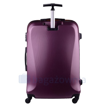 Mała kabinowa walizka PELLUCCI RGL 750 S Bordowo Pomarańczowa