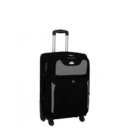 Mała kabinowa walizka PELLUCCI RGL S-010 S RYANAIR Czarno Szara