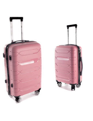 Mała walizka kabinowa PELLUCCI RGL PP2 S Różowa