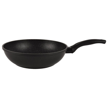 Patelnia granitowa wok do smażenia duszenia GRANDE 30 cm